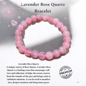 Lavender Rose Quartz Bracelet
