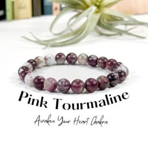 Natural Pink Tourmulin Bracelet