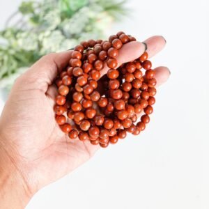 Natural Red Jasper Bracelet